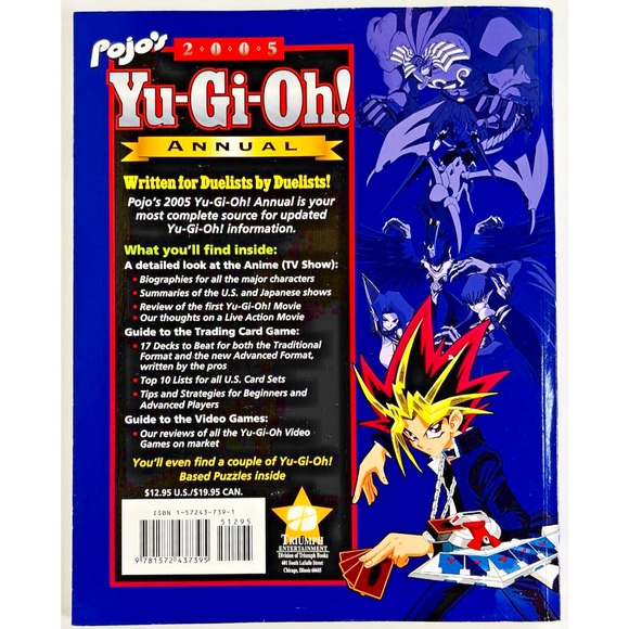 Yu-Gi-Oh! Pojo's Annual 2005 Paperback Book Card Game Cards Decks Anime Like New - Picture 11 of 11